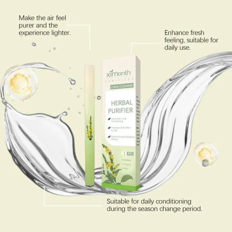 Ximonth Herbal Purifier Herbal Diffuser Pen with Extracts of Mullein