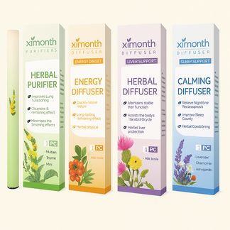 Ximonth Herbal Purifier Herbal Diffuser Pen with Extracts of Mullein